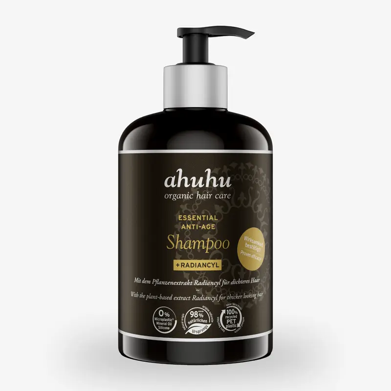 Anti-Age Haarpflegeset – ESSENTIAL Shampoo & Redensyl™ Elixir – 3-teilig