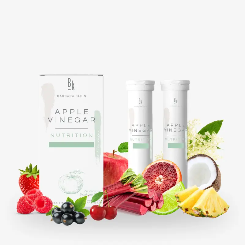 APPLE VINEGAR Brausetabletten mit Stevia – 2 x 20 Brausetabletten