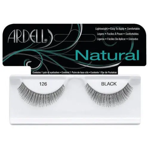 Ardell 126 Natural - Wimpern, schwarz