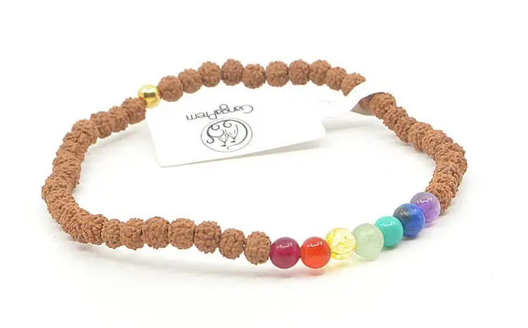 Armband Rudraksha & 7 Chakra