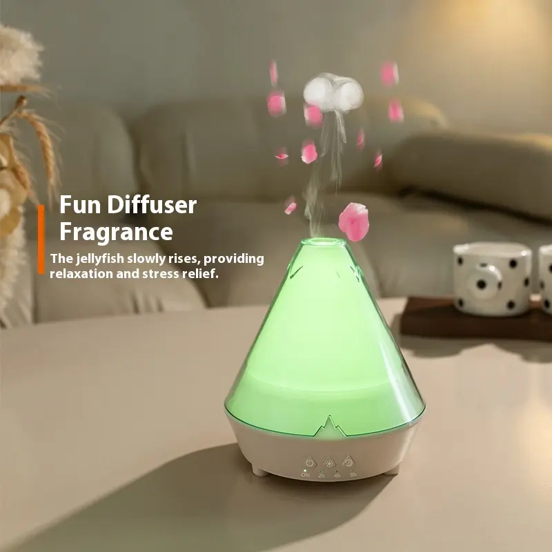 Aroma Diffuser mit farbigem Flammen-Effekt