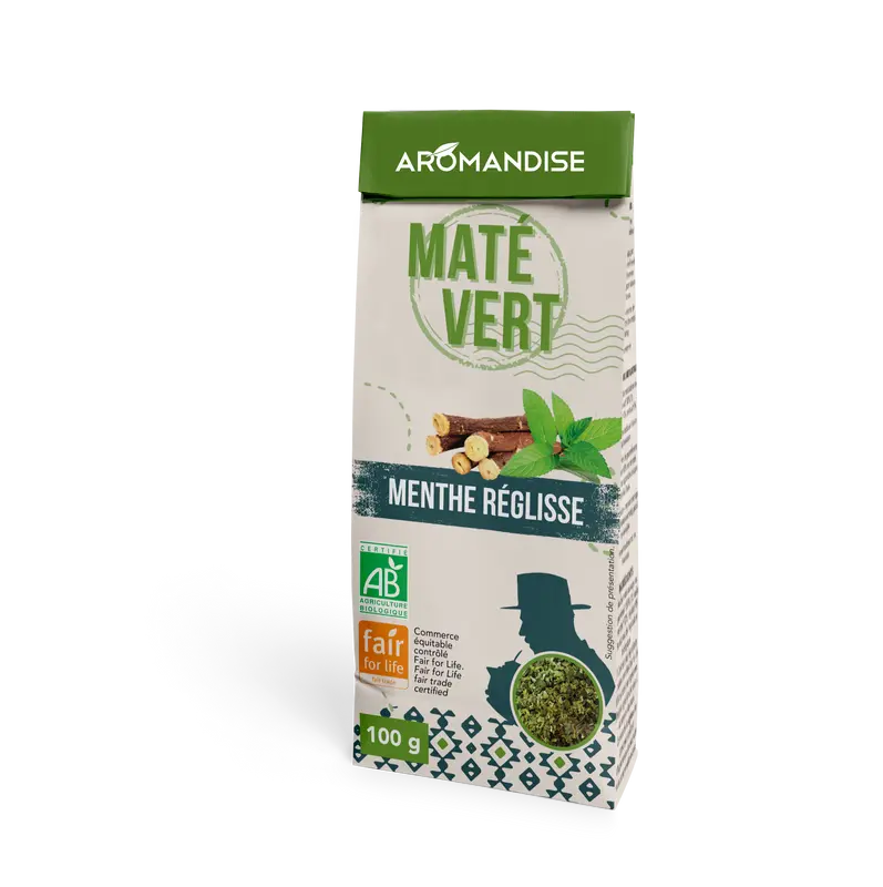 AROMANDISE - Wild Green Mate Mint Lakritze