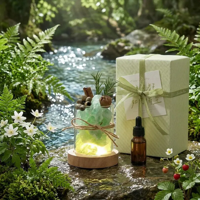 Aromatherapie-Set mit Diffusor-Steinen