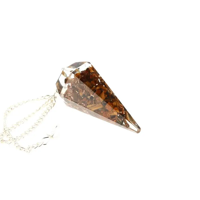 Artisans de Madagascar - Orgonit-Pendulum mit Tigerauge, 5 cm