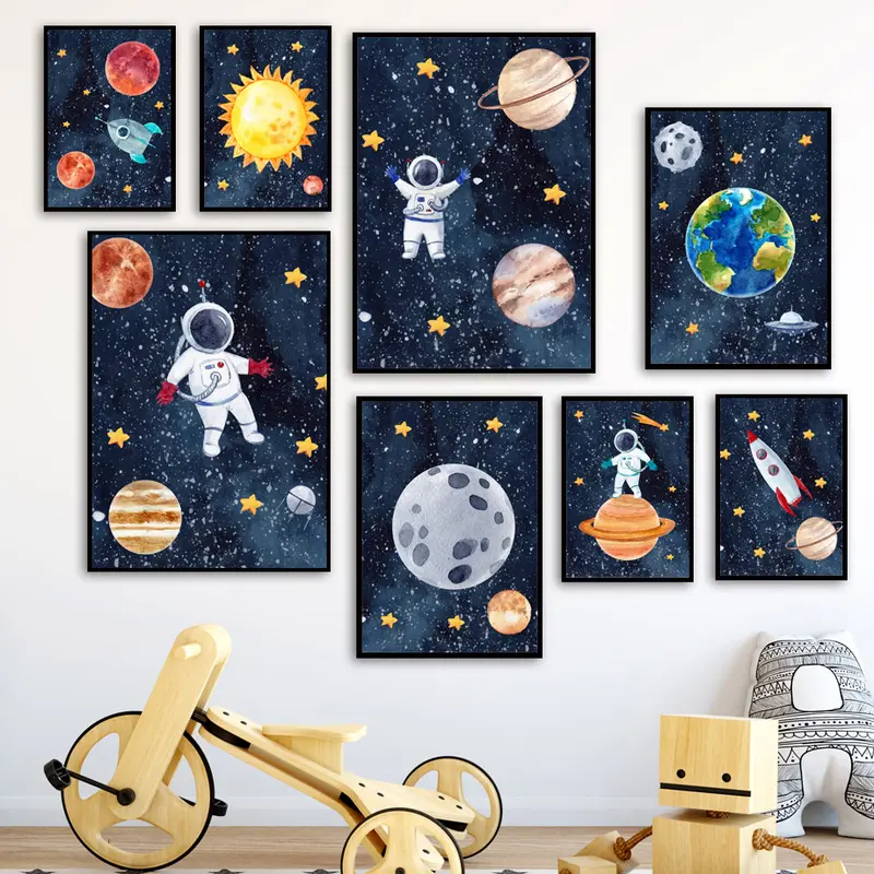 Astronaut-Wandbild