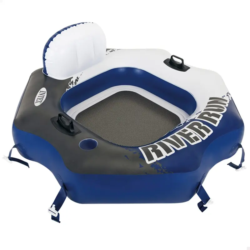 Aufblasbarer achteckiger Schwimmring River Run, achteckiger Sessel Single