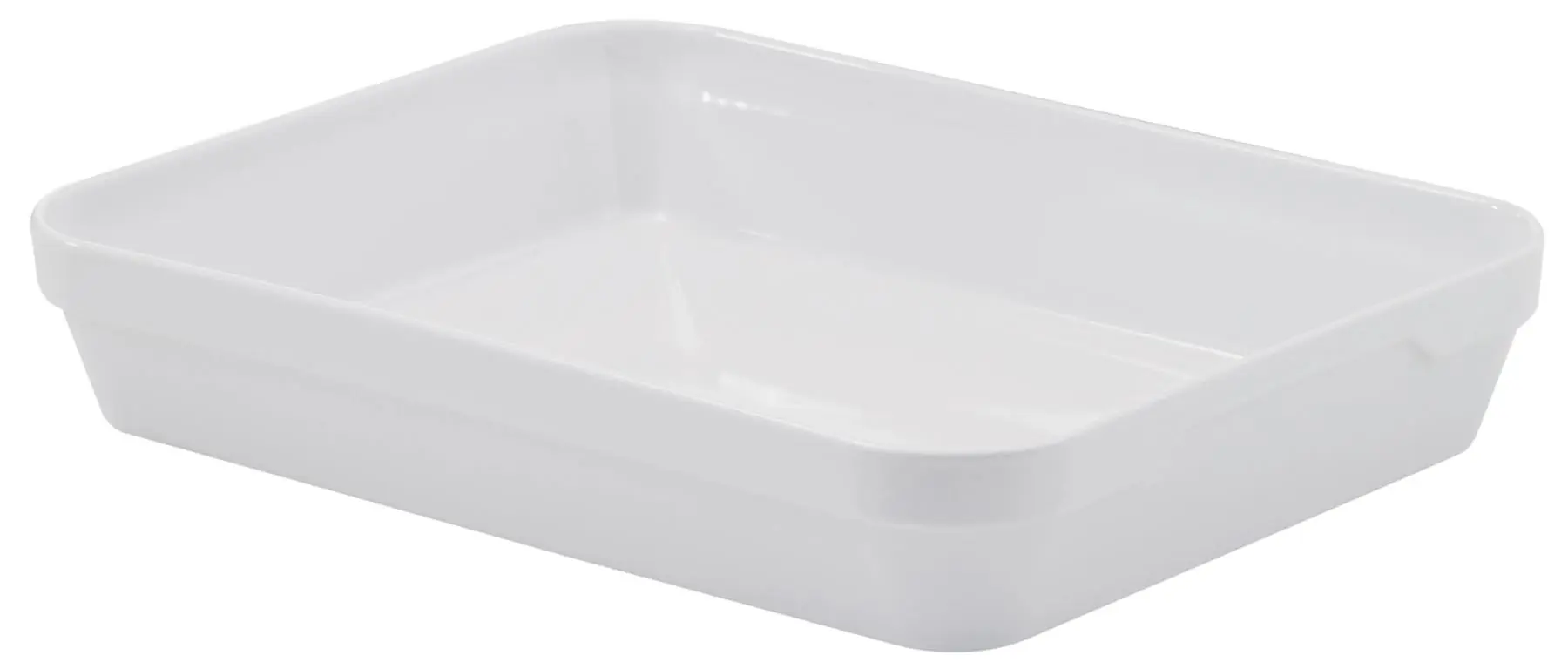 Auflaufform rechteckig 28x17x4.5cm, weiss