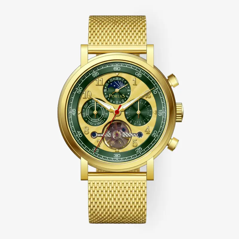 Automatikuhr PS42I-JHL06-01GM-go-gr «Hommage 1770»