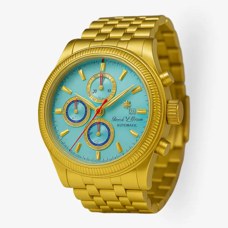 Automatikuhr RUB05-0354SS-B-tiffany mit Ziffernblatt in Tiffany-Blue