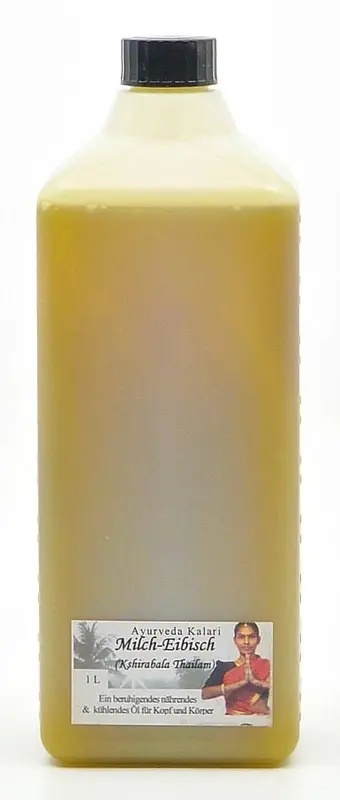 Ayurveda Massageöl Kshirabala Thailam Milch-Eibisch Thailam