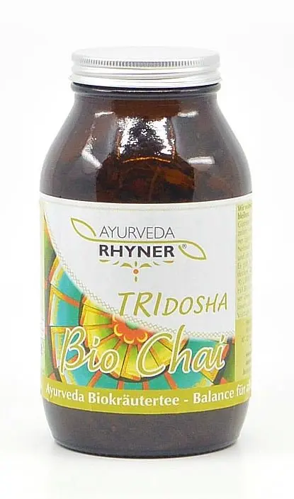 Ayurveda Rhyner - Tridosha Chai Tee 70g - Kraftvoller Biokräuter Tridosha – Entgiftend und Erwärmend