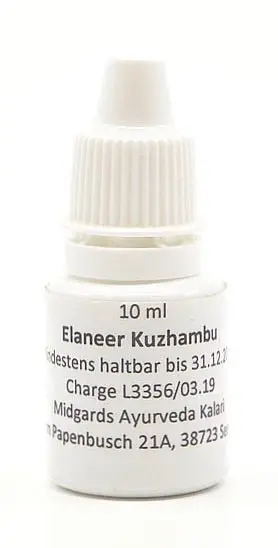Ayurvedische Augenreinigung Elaneer Kuzhambu
