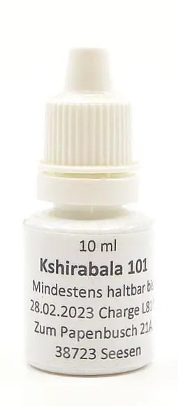 Ayurvedisches Kräuteröl Kshirabala Thailam 101A 10ml Ksheerabala