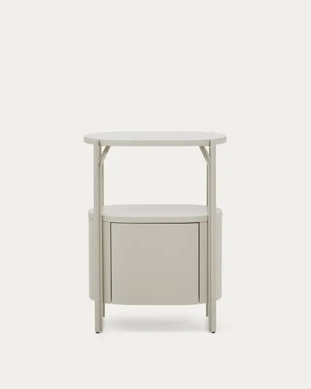 Badezimmermöbel Arely mit Stahlgestell und weiß lackiertem MDF, 60 x 40 cm