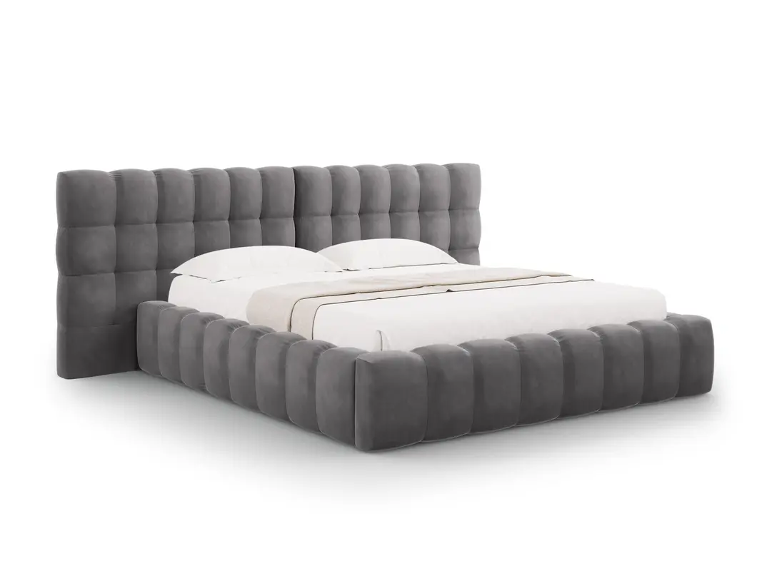 Bali Bett mit Stauraum With Double Kopfteil 160cm