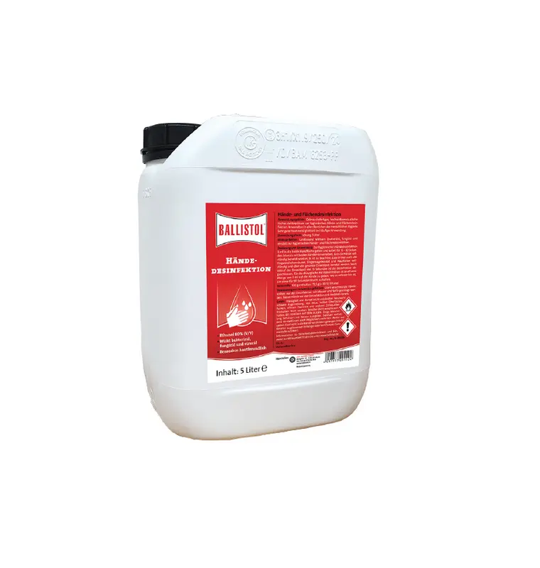Ballistol Händedesinfektion, 5 Liter