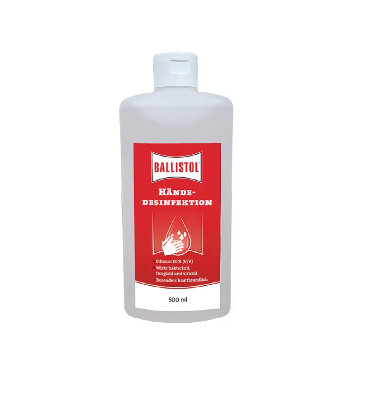 Ballistol Händedesinfektion, 500ml