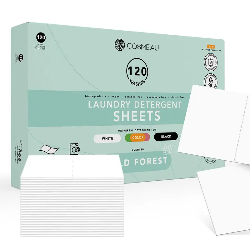 Bamboozy x Cosmeau - Cosmeau Wäschetücher Wild Forest, umweltfreundlich