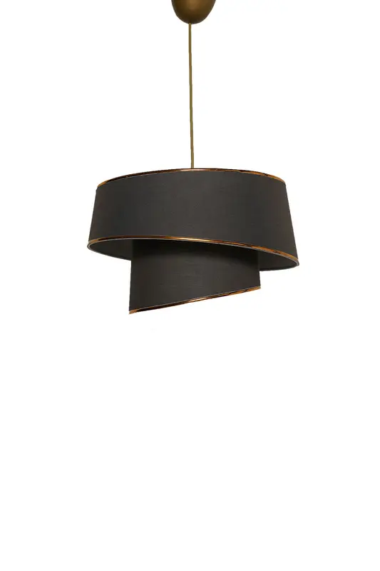 Barette Pendellampe - Gold Anthrazit