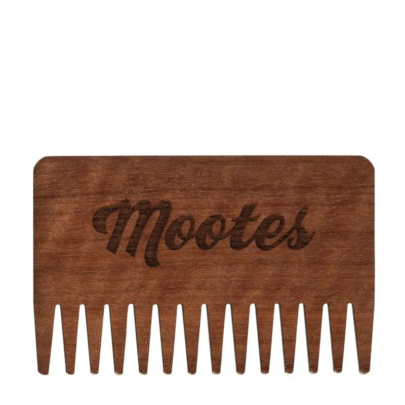 Bartkamm aus Holz mit weiten Zähnen - Mootes