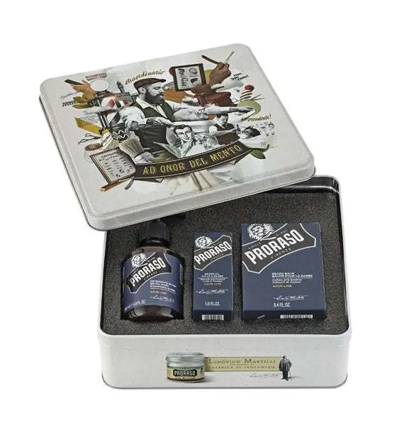 Bartpflege-Set Azur Lime - Proraso