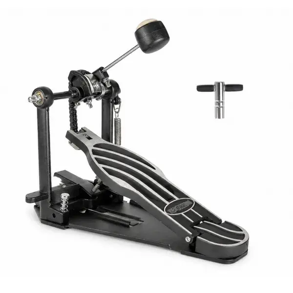 Bass Drum Pedal mit Filzschlegel