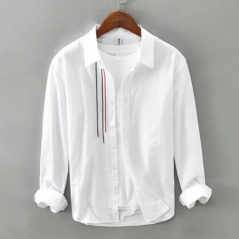 Baumwoll Langarm Hemdjacke