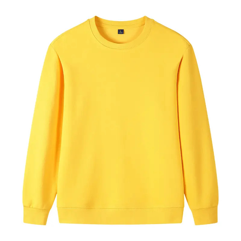 Baumwoll-Sweatshirt mit Rundhals und langen Ärmeln