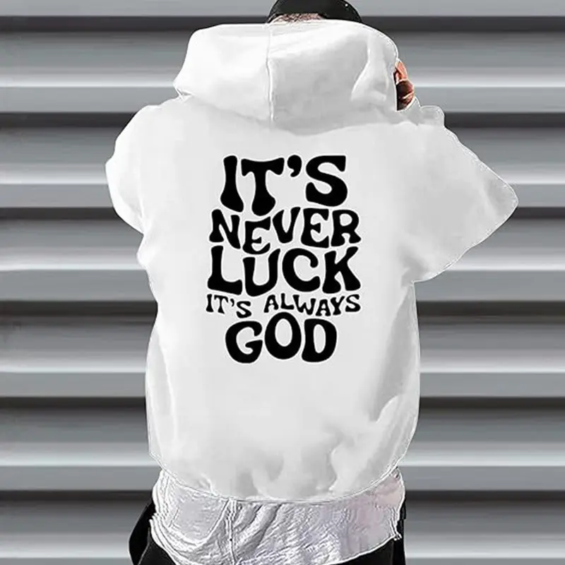 Bedruckter Hoodie für Herren