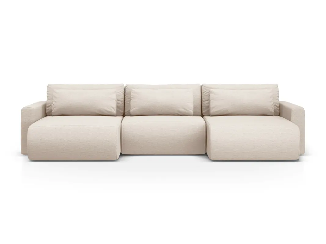 Belfast Panoramic Sofa mit Stauraum und Schlaffunktion 4 Sitzer