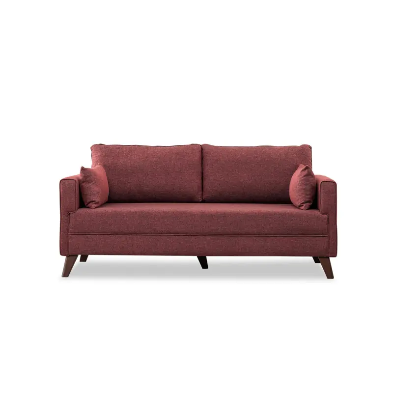 Bella Sofa For 2 Pr 2er Sofa - Karmesinrot