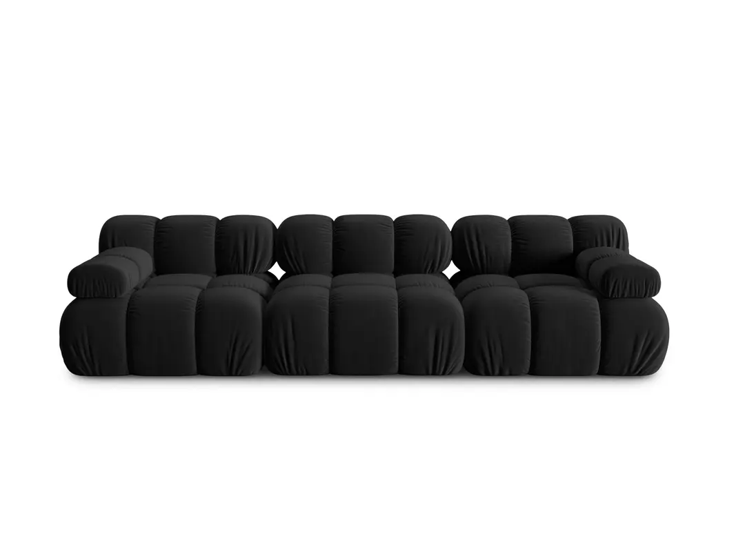 Bellis Velour modulares Sofa 3 Sitzer 94cm