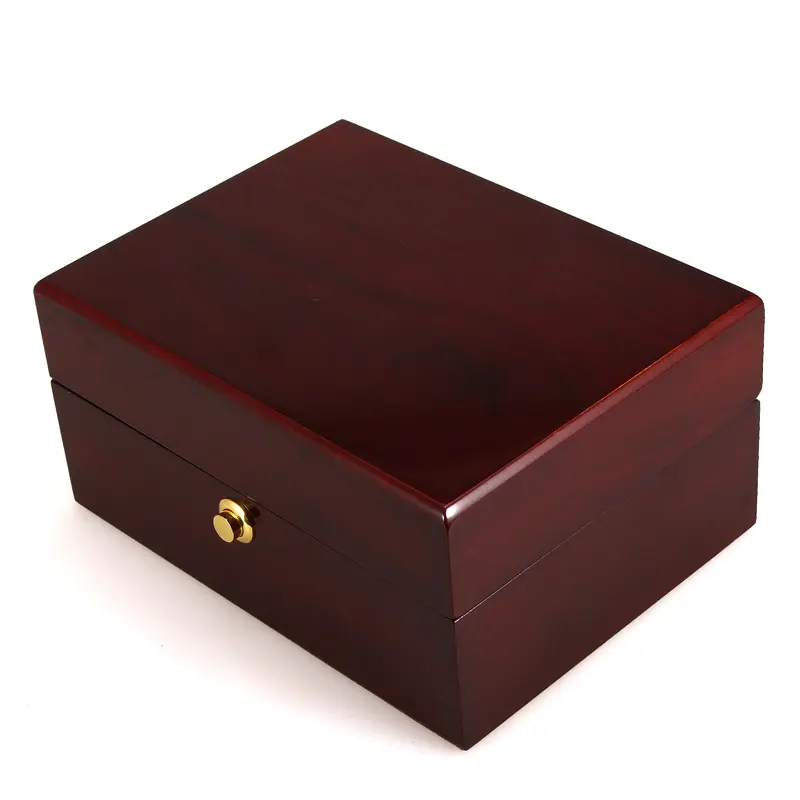 Bemalte Uhrenbox mit Schmuck & Aufbewahrung