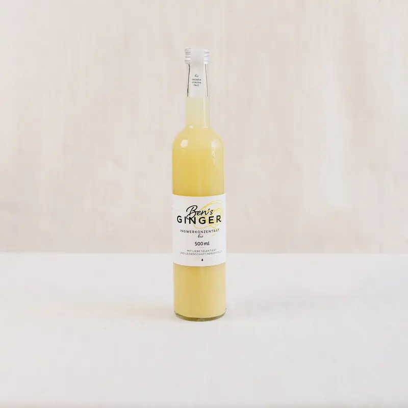 Ben’s Ginger Bio Ingwerkonzentrat – Natürliches Immun- & Energie-Elixier