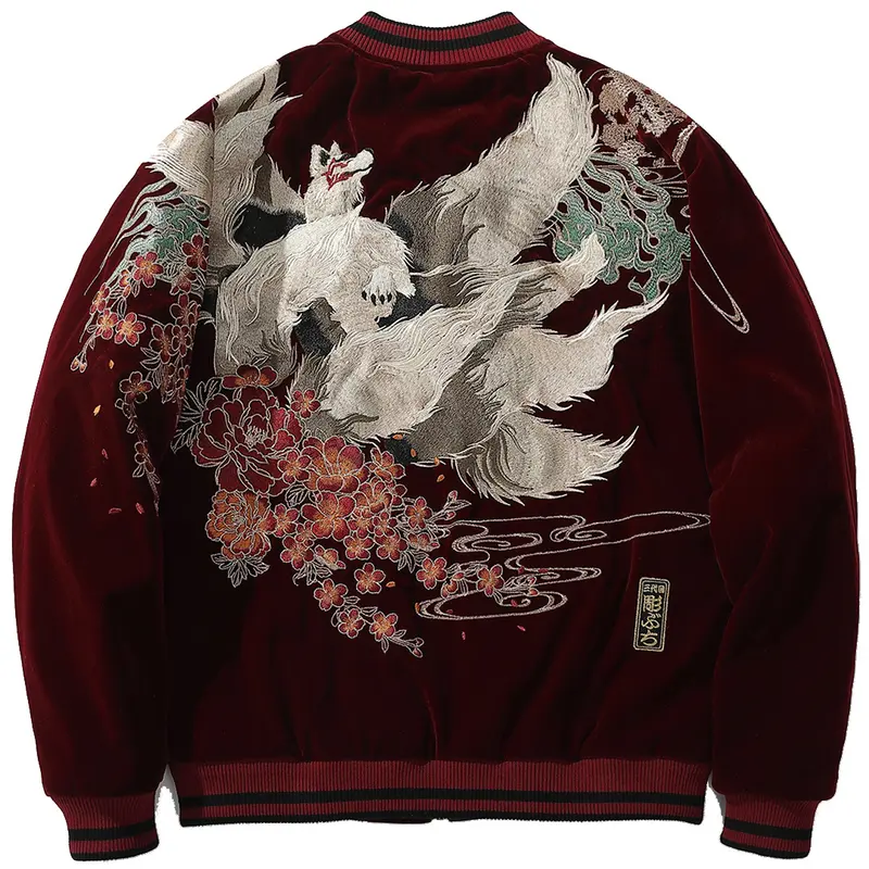 Bestickte Freizeitjacke für Herren