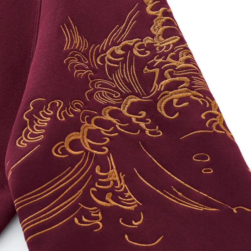 Bestickter Kapuzenpullover im chinesischen Stil