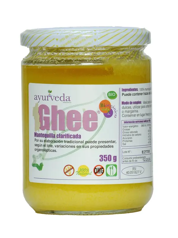 Bio-Ghee 350 g – Reines geklärtes Butterfett nach ayurvedischer Tradition