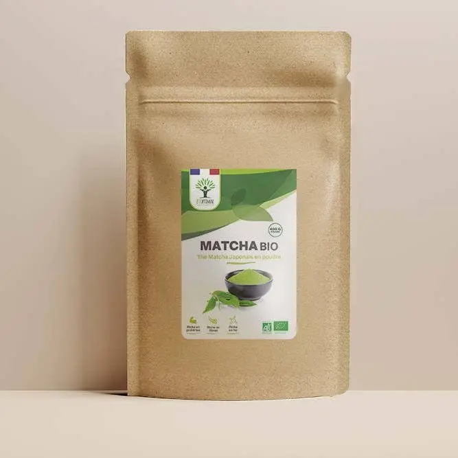Bio Matcha Pulver 400 g – Premium Bio Matcha Tee für Energie, Fokus und Wohlbefinden