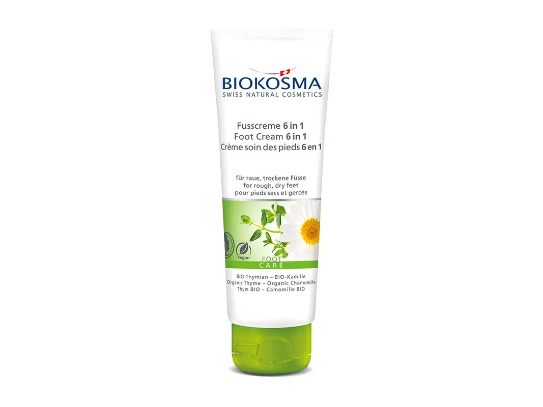 Biokosma Fusscreme 6 in 1 -Thymian -Kamille