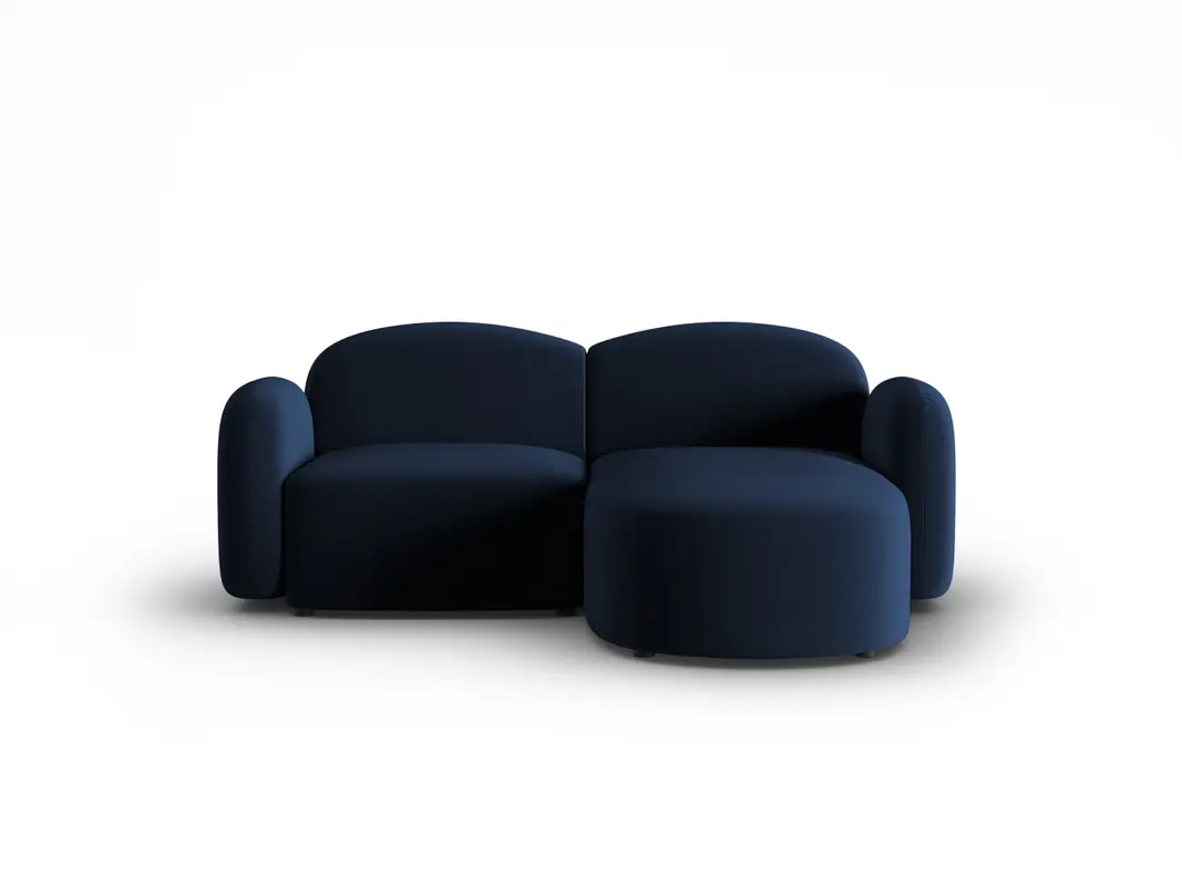 Blair Velour Ecksofa rechts 3 Sitzer