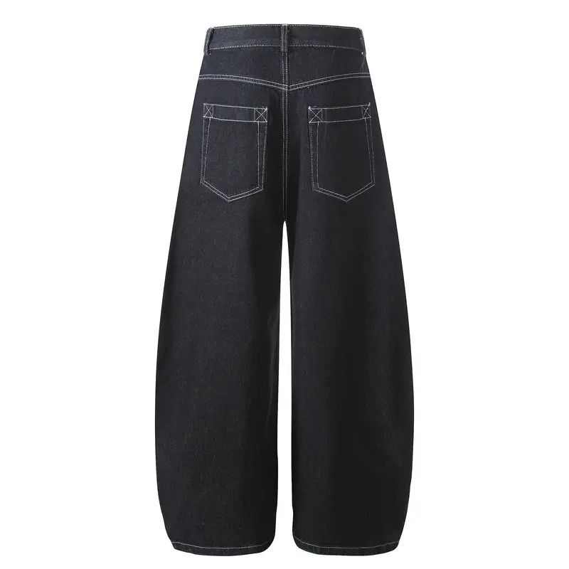 Blauer Denim-Hosen für Damen