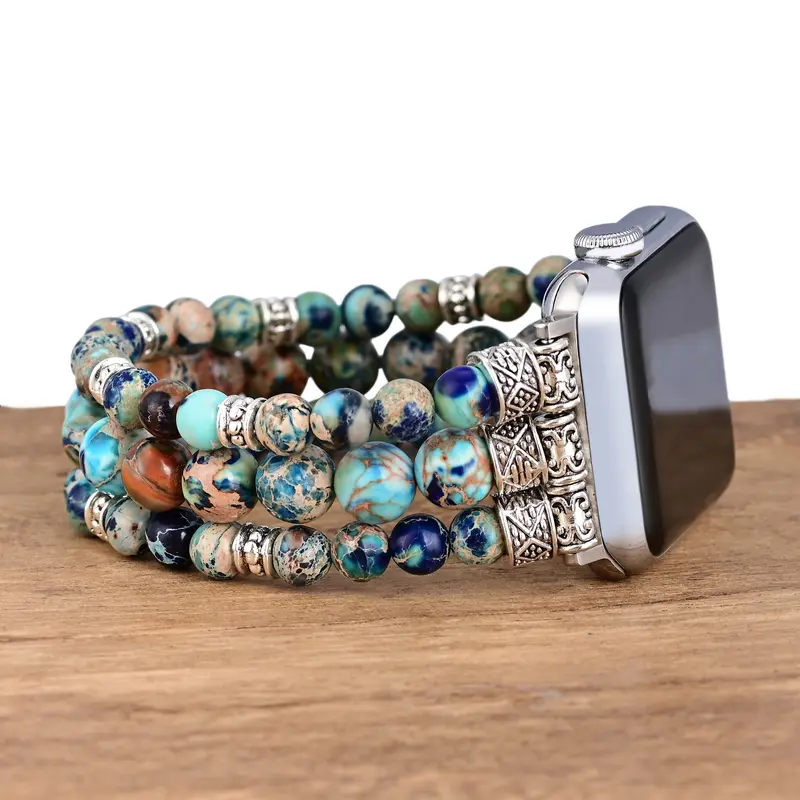 Blauer Kaiserjasper Armband