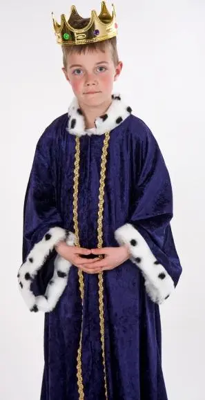 Blauer Königsmantel