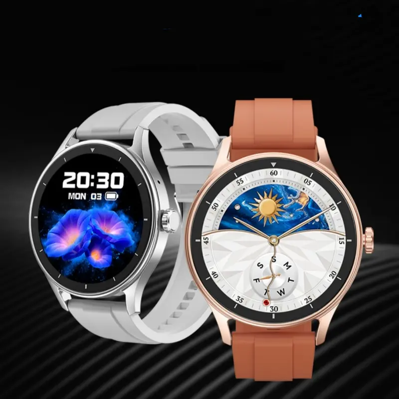 Bluetooth Anruf Sportuhr mit zwei Armbändern