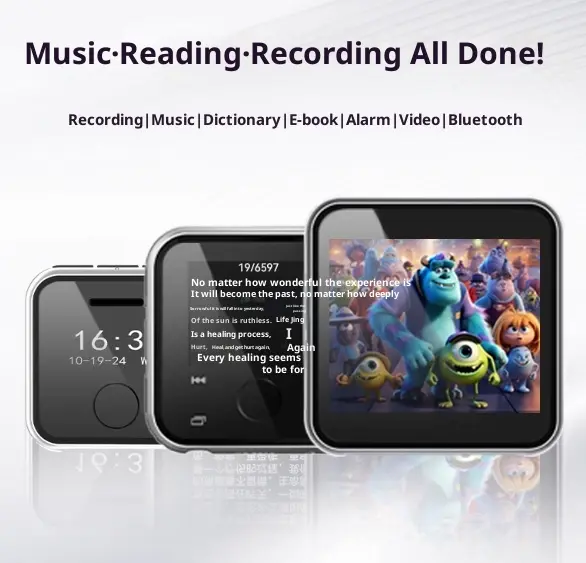 Bluetooth MP3-Player mit Touchscreen