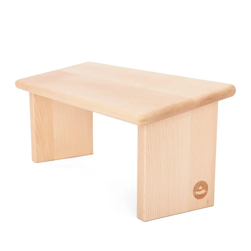 Bodynova – LHASA Meditationsbank aus Holz, geölt (ohne Kissen)