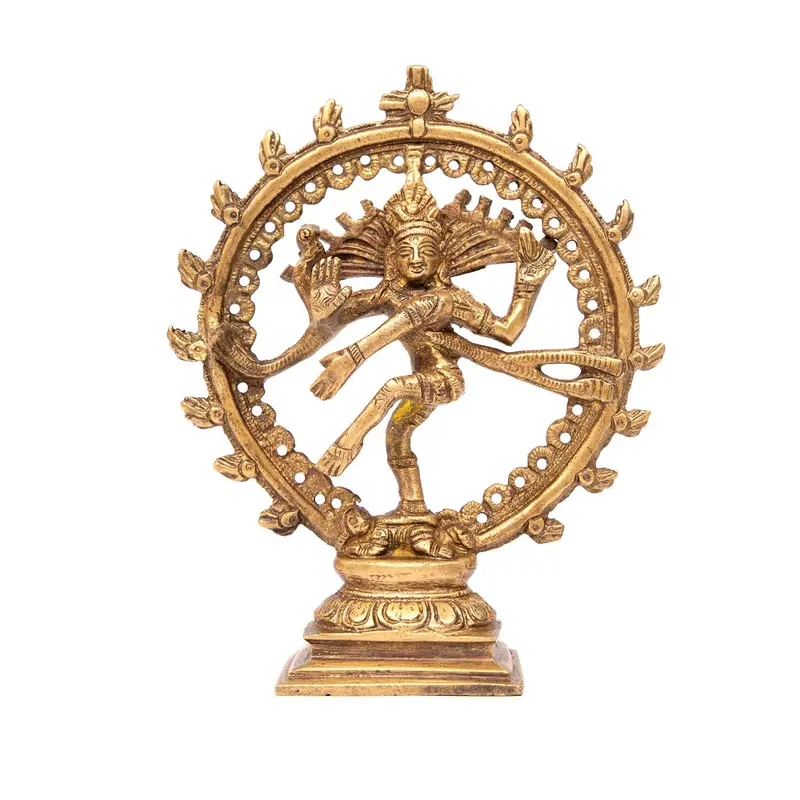 Bodynova – Nataraj Statue aus Messing, ca. 14 cm