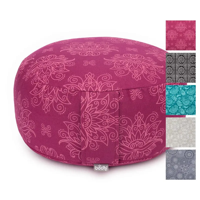 Bodynova – RONDO Maharaja Collection Madurai, Meditationskissen ecru (32 × 13 cm)