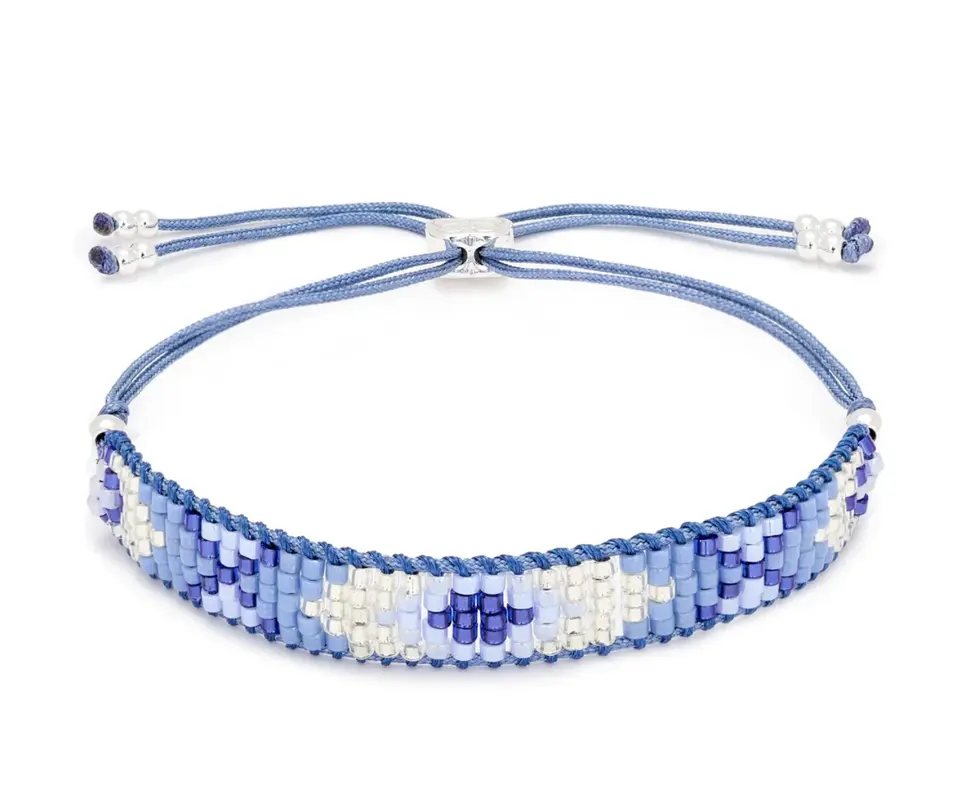 Boho Betty Freundschaftsperlenarmband "blau"