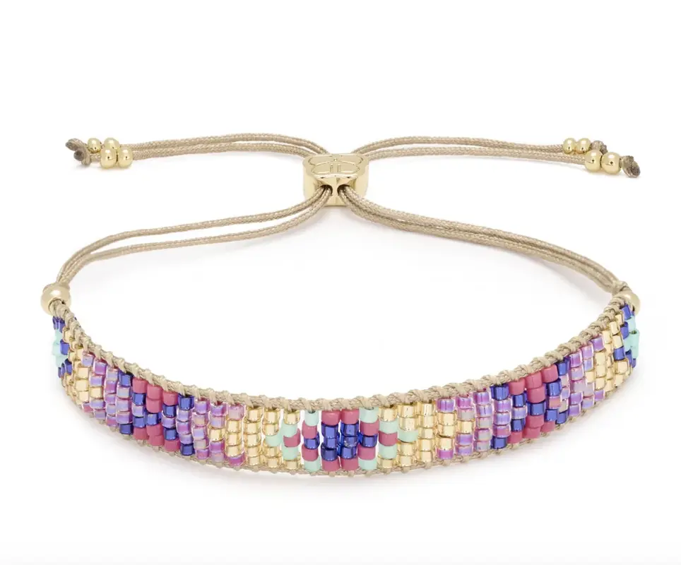 Boho Betty Freundschaftsperlenarmband "lila"
